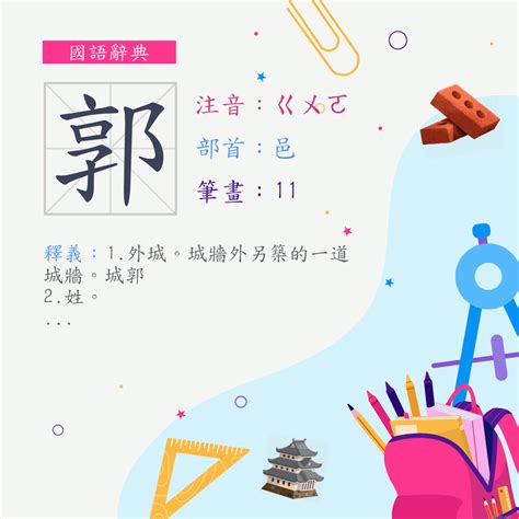 郭幾畫|部首索引 [7畫/邑部+8畫/郭]